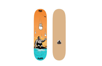 D*Dogs Fallin' in Gorilla Deck- Glitter Silkscreen Skateboard by D*Face- Dean Stockton