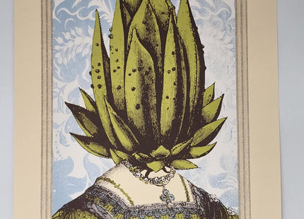 Delectable Duo Artichoke Cream Giclee Print by Nate Duval