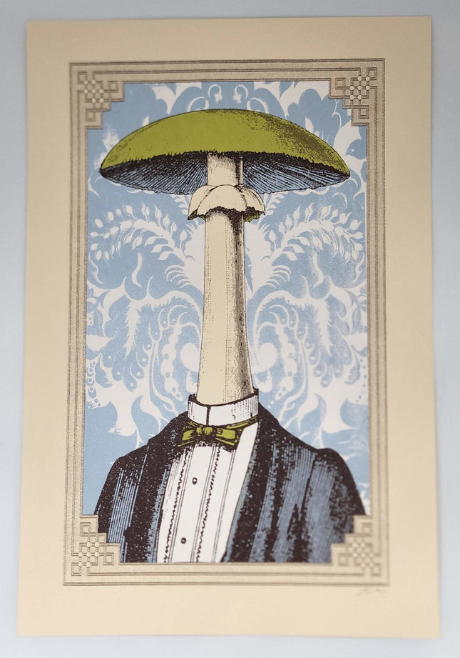 Delectable Duo Mushroom Cream Giclee Print by Nate Duval