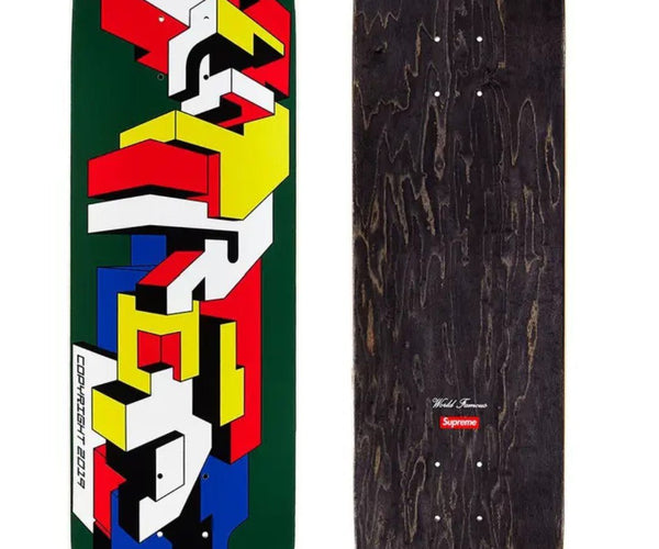 Delta Logo Dark Green Skateboard Art Deck by Supreme – Sprayed