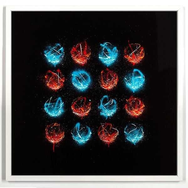 Detroit Entities Alpha Original Spray Paint Acrylic Painting by Askew One