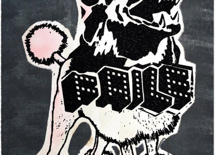 Diamond FAILEdoodle- Black/Black Silkscreen Print by Faile