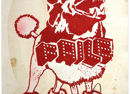 Diamond FAILEdoodle- Red/Tan Silkscreen Print by Faile