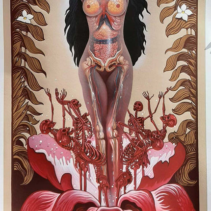 Die Anatomie Archival Print by Nychos