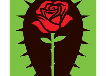 Dignity Nopal Rose Green Silkscreen Print by Ernesto Yerena Montejano- Hecho Con Ganas