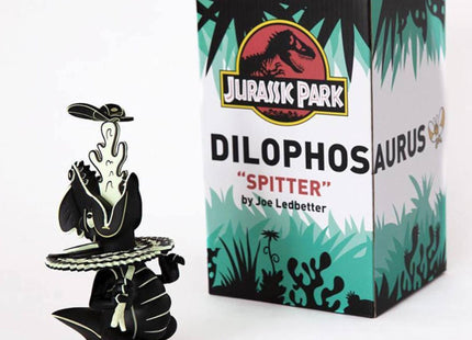 Dilophosaurus Spitter Lava Art Toy by Joe Ledbetter
