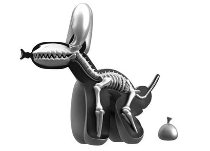 Dissected Popek Space Grey Art Toy Sculpture by Whatshisname