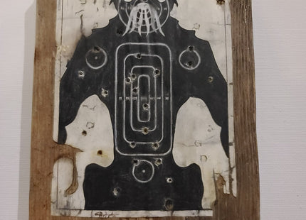 District 9 Target Original Sculpture Painting by Christabel Christo