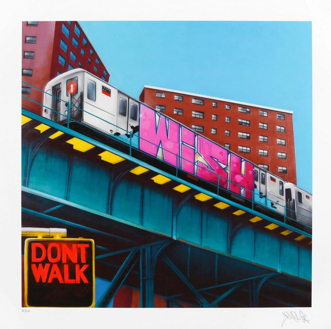 Don't Walk Giclee Print by Ces