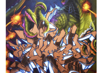 Double Feature HPM Embellished Archival Print by Ces