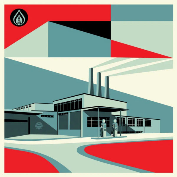 Downward Trajectory Silkscreen Print by Shepard Fairey- OBEY