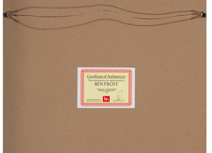 Draw Four- Gold Foil Giclee Print by Ben Frost