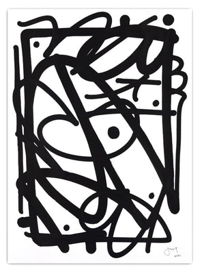 Drawing 24 Original Drawing by JM Rizzi – Sprayed Paint Art Collection