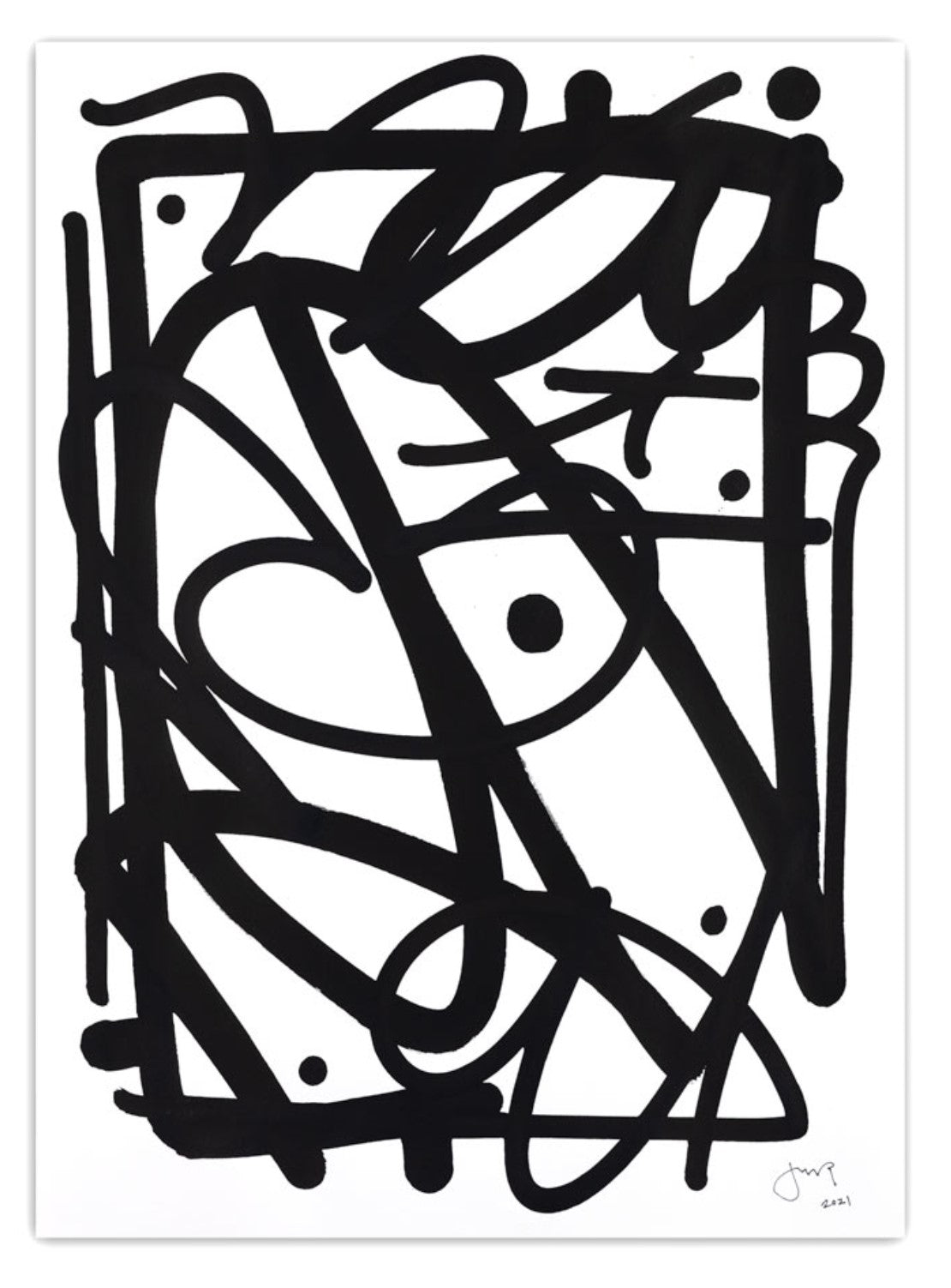 Jm Rizzi Drawing 24 Original Drawing by JM Rizzi – Sprayed Paint Art Collection