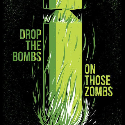 Drop the Bomb Silkscreen Print by Ron Guyatt