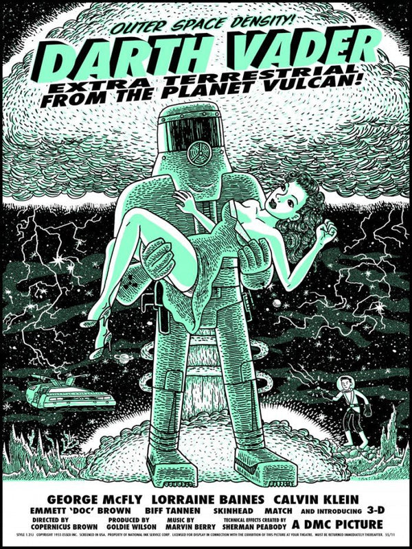 D.V.E.T.F.T.P.V. Enchantment Green Silkscreen Print by Jacob Borshard