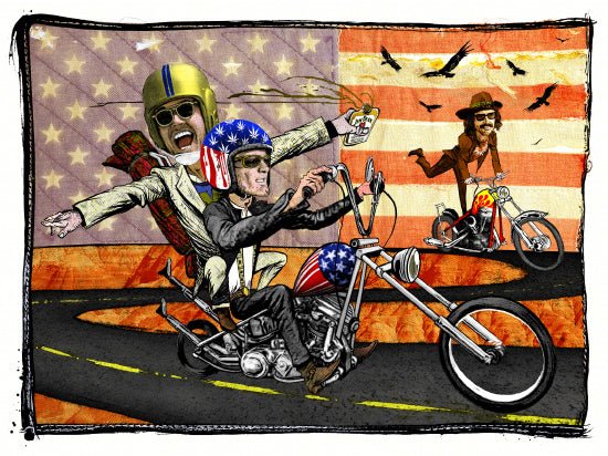 Serigrafía Easy Rider de Jon Smith