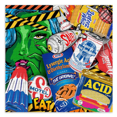 Eat Me Blotter Paper Archival Print by Denial- Daniel Bombardier