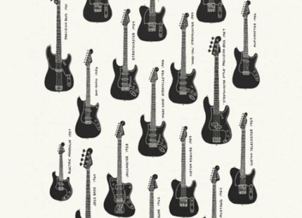 Electric Instrument Co Dirty Black Silkscreen Print by Jacob Borshard