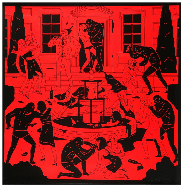 End of Empire Silkscreen Print by Cleon Peterson