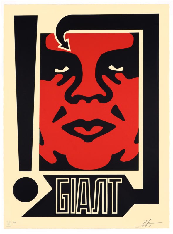 Exclamation- Large Format Serigraph Print by Shepard Fairey- OBEY