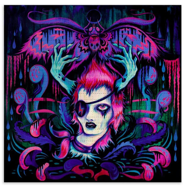 Fade Into The Dark Stars Blotter Paper Archival Print by Camille Rose Garcia