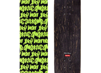 Fat Tip Black Skateboard Art Deck by Supreme