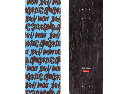 Fat Tip Light Blue Skateboard Art Deck by Supreme