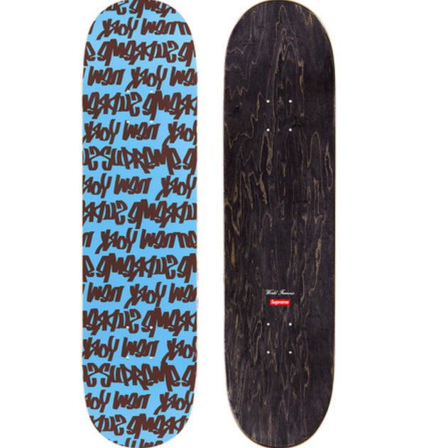 Fat Tip Light Blue Skateboard Art Deck by Supreme