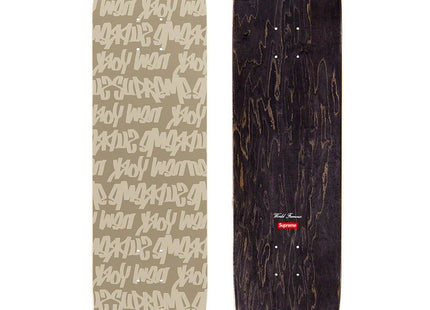Fat Tip Tan Skateboard Art Deck by Supreme