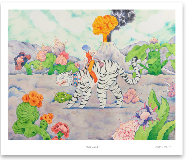 Sentiments Impression Giclée par Violeta Hernandez