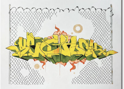 Fence Piece Marker Drawing by Sechor