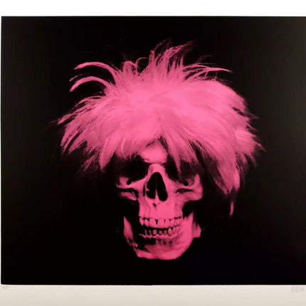 Figment- Pink On Black Silkscreen Print by Ron English