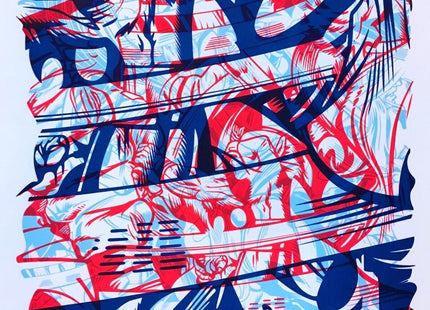 Figure No 3 Silkscreen Print by ASVP