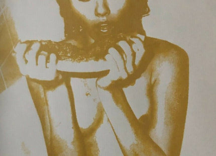 Finger Lickin' Gold Silkscreen Print by Aelhra