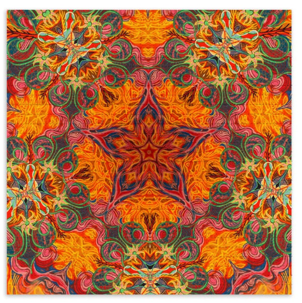 Fire Blotter Paper Archival Print par Joe Mangrum