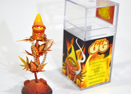 Fire OG Mini Nugs Sculpture by Nugg Life NY- Ian Ziobrowski