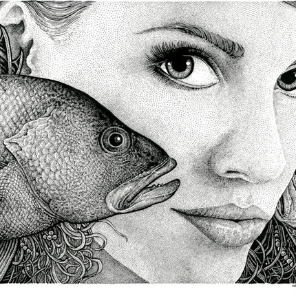 Fish Lips Giclee Print by Neal Russler