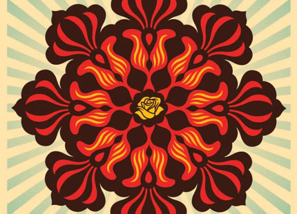 Flowering Dignity Silkscreen Print by Ernesto Yerena Montejano- Hecho Con Ganas