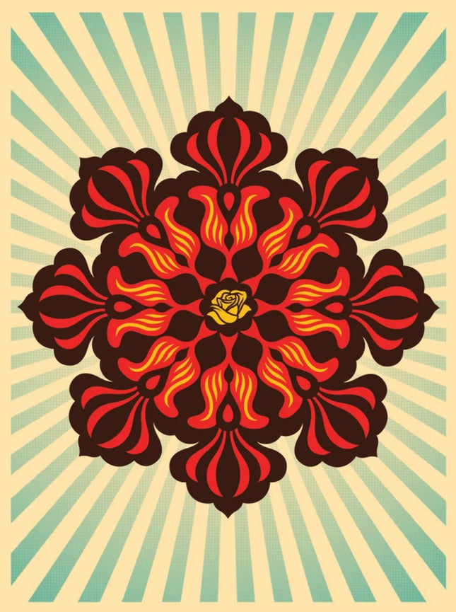 Flowering Dignity Silkscreen Print by Ernesto Yerena Montejano- Hecho Con Ganas