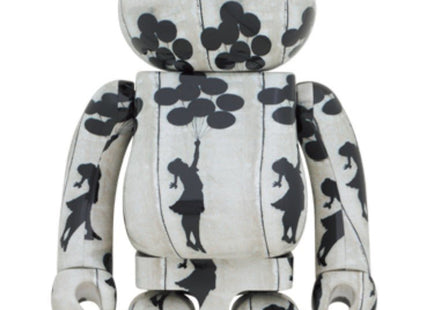 Flying Balloons Girl 1000% Be@rbrick by Brandalised x Medicom Toy x Banksy