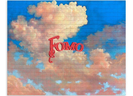 Fomo Blotter Paper Archival Print by Wayne White