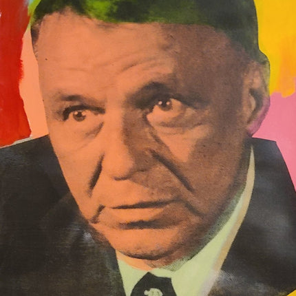 Frank Sinatra The Chairman Original Oil Painting by Steve Kaufman SAK