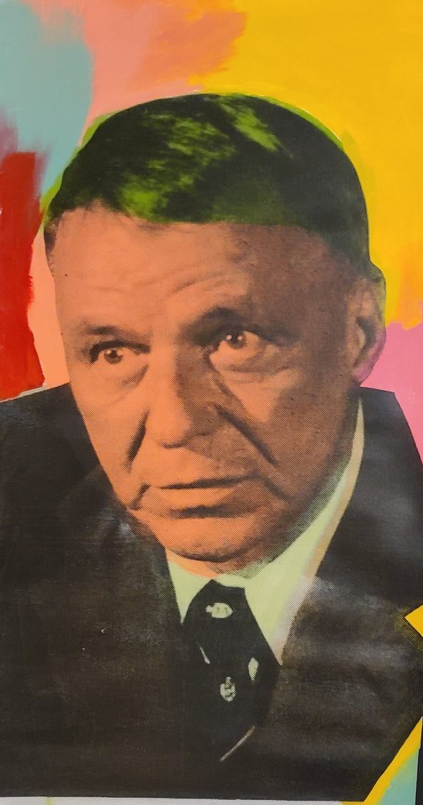 Frank Sinatra El presidente Pintura al óleo original de Steve Kaufman SAK