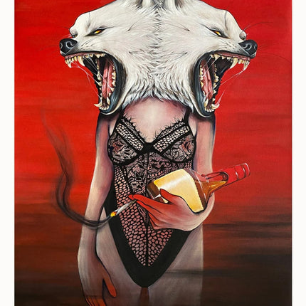 Fuck This Party Giclee Print by Alexis Price