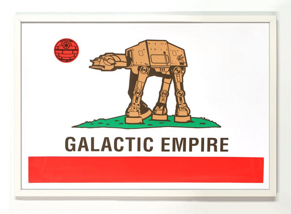 Galactic Empire Silkscreen Print by Sket-One