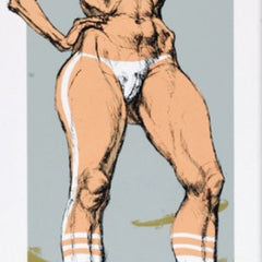 Gameface Serigraph Print by Derek Hess