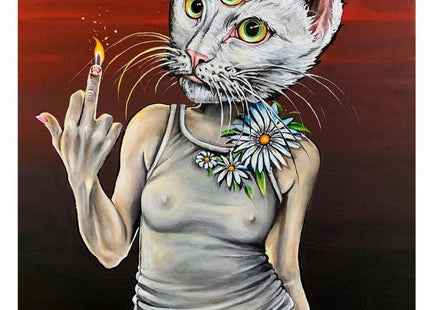 Get Off My Porch Giclee Print by Alexis Price