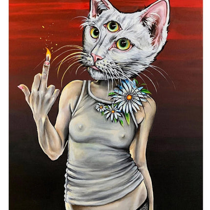 Get Off My Porch Giclee Print by Alexis Price