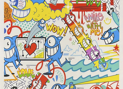 Get Up Stand Up Silkscreen by El Pez